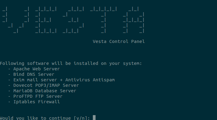 How to install vesta cp