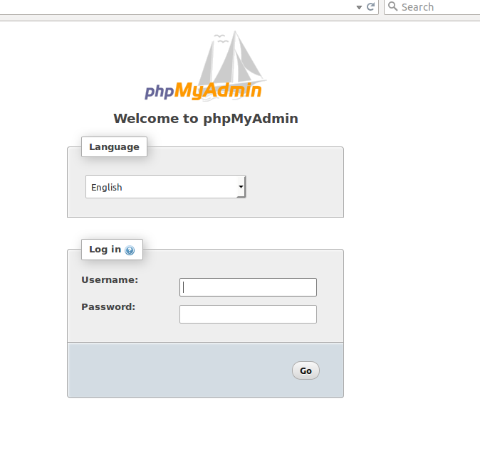 php-myadmin-login